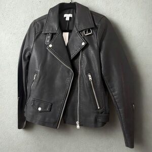 Topshop Faux Leather Jacket